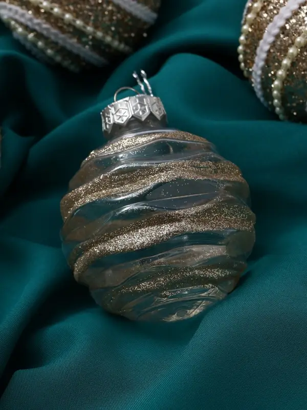 Набор шаров пластик d-8 см, 9 шт Набор шаров пластик d-8 см, 9 шт "Орсон" изысканность