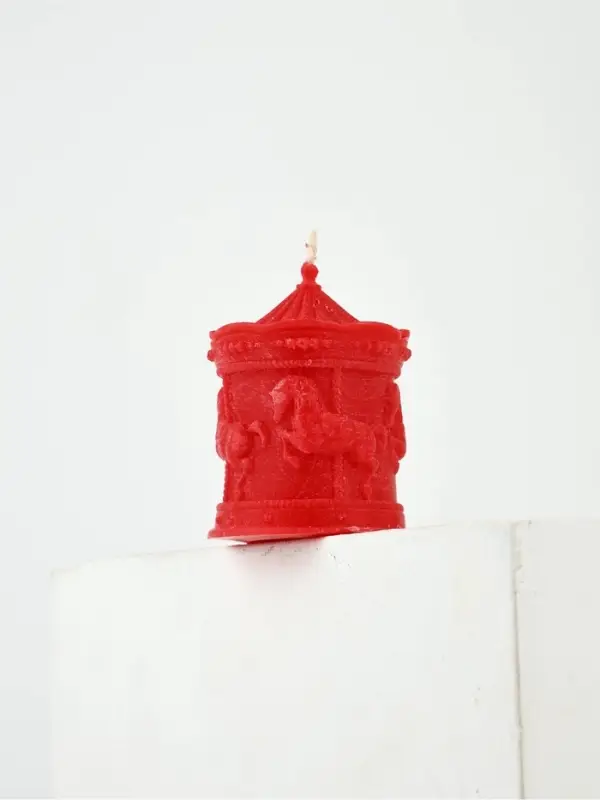 Свеча интерьерная «Карусель», 5×5×6.7 см