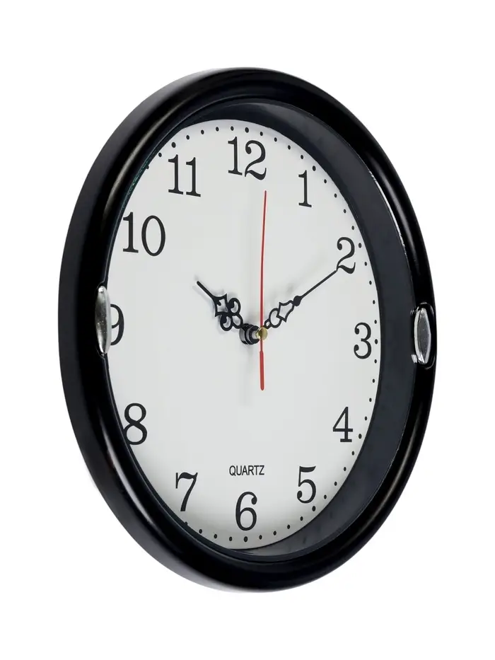 Часы настенные &laquo;Соломон&raquo;, d=23 см, плавный ход, чёрные