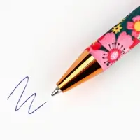 Ручка шариковая, синяя паста, автоматическая, 0.7 мм, пластик, софт-тач &laquo;Лучший воспитатель&raquo;