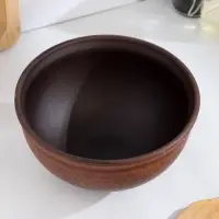 Салатник &laquo;Гладкий&lrm;&lrm;&raquo;, 700 мл., 8&times;15 см, красная глина