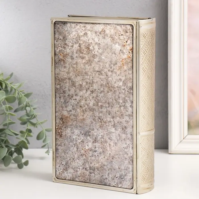 Шкатулка - книга &laquo;Ван Гог. Горе длится вечно&raquo;, металл и искусственная кожа, 26&times;16&times;5 см