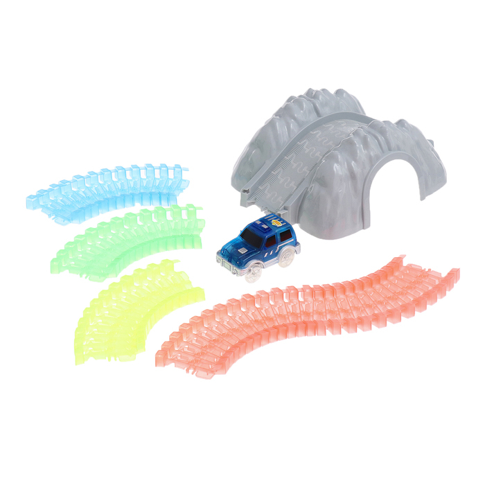 Автотрек «Магический Трек», гибкий, светится в темноте, 98 деталей Автотрек «Магический Трек», гибкий, светится в темноте, 98 деталей