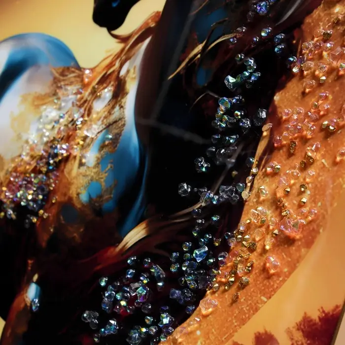 Картина акрил &laquo;Лунный конь&raquo;, 60&times;39.5 см