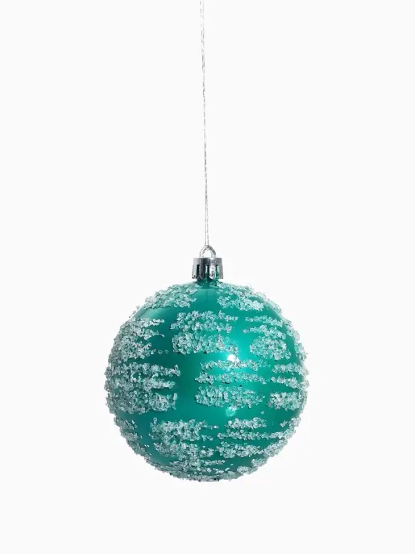 Ёлочные игрушки &laquo;Джейн&raquo;, шары новогодние, набор 3 шт., d=8 см, голубой