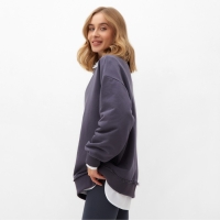 Свитшот женский MINAKU: Casual Collection цвет графит, размер 46