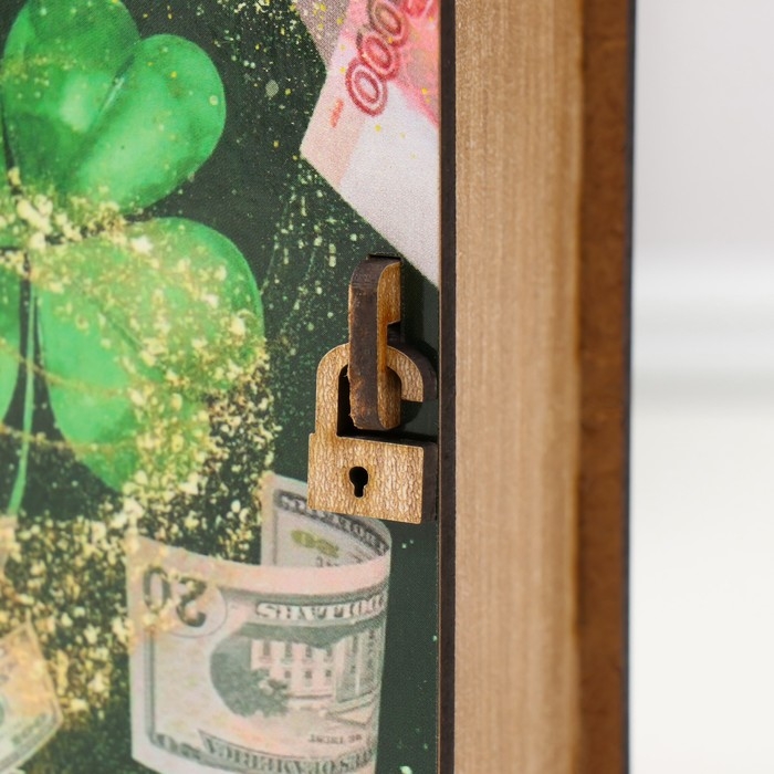 Копилка-шкатулка Копилка-шкатулка "Удачи" 14х12х5 см