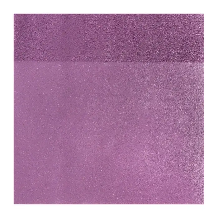 Блок с липким краем 76&times;76 мм, 50 листов, фиолетовый перламутр, прозрачный, пластик