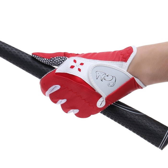 Перчатки для гольфа PGM, женские, пара, противоскользящие, микрофибра, размер 19 Перчатки для гольфа PGM, женские, пара, противоскользящие, микрофибра, размер 19