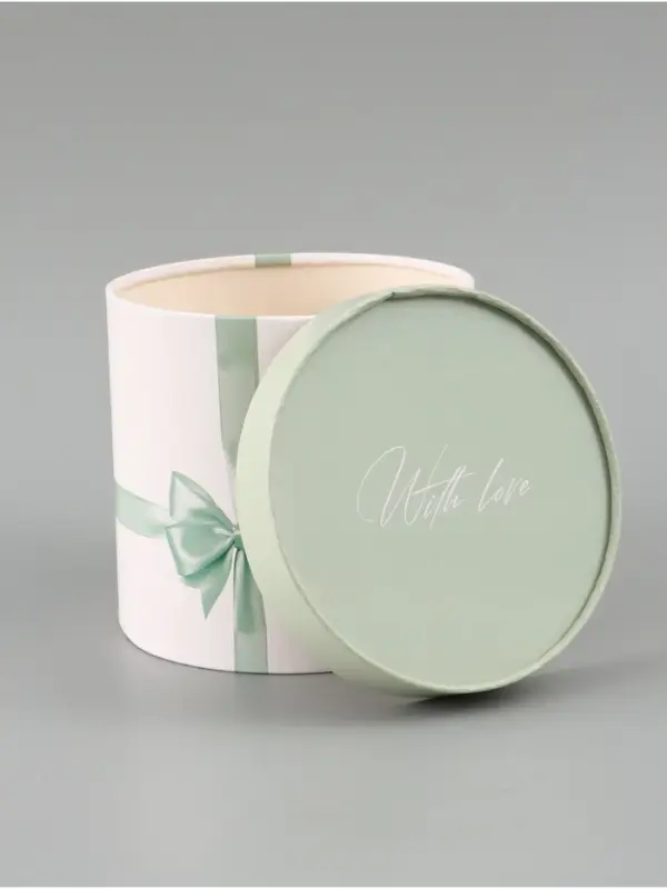 Набор шляпных коробок 2 в 1 &laquo;Бант&raquo;, 12&times;12 см, 15&times;15 см