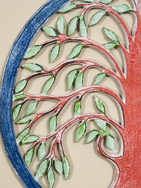 Панно резное МДФ  Панно резное МДФ "Древо жизни", 40х40х0,6 см