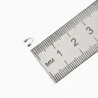 Протектор для защиты тросика 5&times;4 мм (набор 50 шт.), цвет серебро