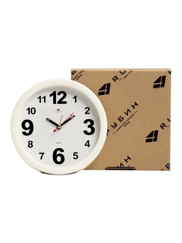 Будильник-часы настольные &laquo;Классика&raquo;, дискретный ход, d=15 см, 16.5&times;16.5 см, от батарейки АА