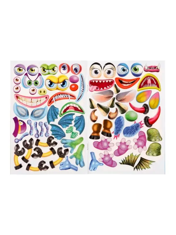 Книжка с наклейками &laquo;Создай своего монстрика. Реготунович&raquo;