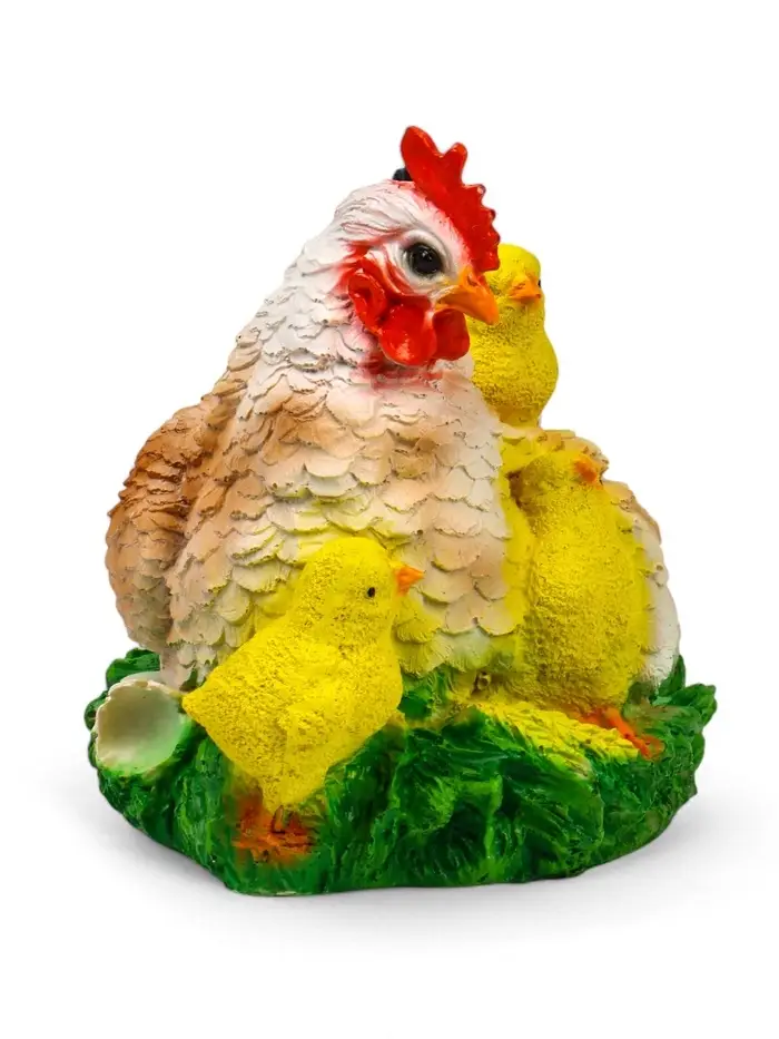 Садовая фигура из полистоуна &laquo;Курица Наседка&raquo;, 27&times;20&times;22 см
