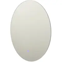 Зеркало интерьерное настенное «Рубин» круглое c окантовкой, с LED-подсветкой, сенсорное, d=50 см 109