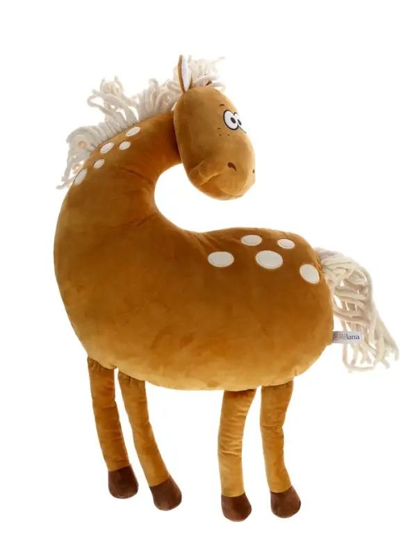 Мягкая игрушка Мягкая игрушка "Конь Даниэль", рыжий, 40 см