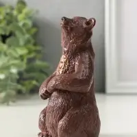 Фигура "Медведь тотемный" высота 11 см, коричневый цвет