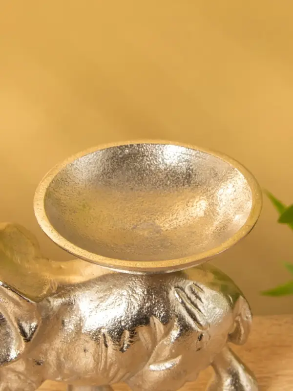 Подсвечник «Слон», 10×17×19 см, алюминий