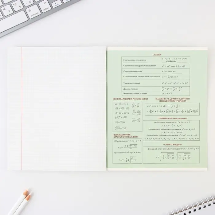 Тетрадь в клетку, предметная, 48 л.,на скрепке, А5 &laquo;МИЛЫЕ ПИТОМЦЫ. Алгебра&raquo;