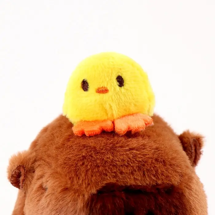 Мягкая игрушка &laquo;Капибара с уточкой&raquo;, 13 см