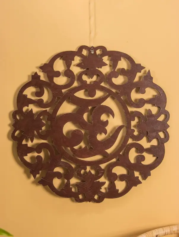 Панно  Панно "Ом" МДФ, 60х60х1 см, коричневый