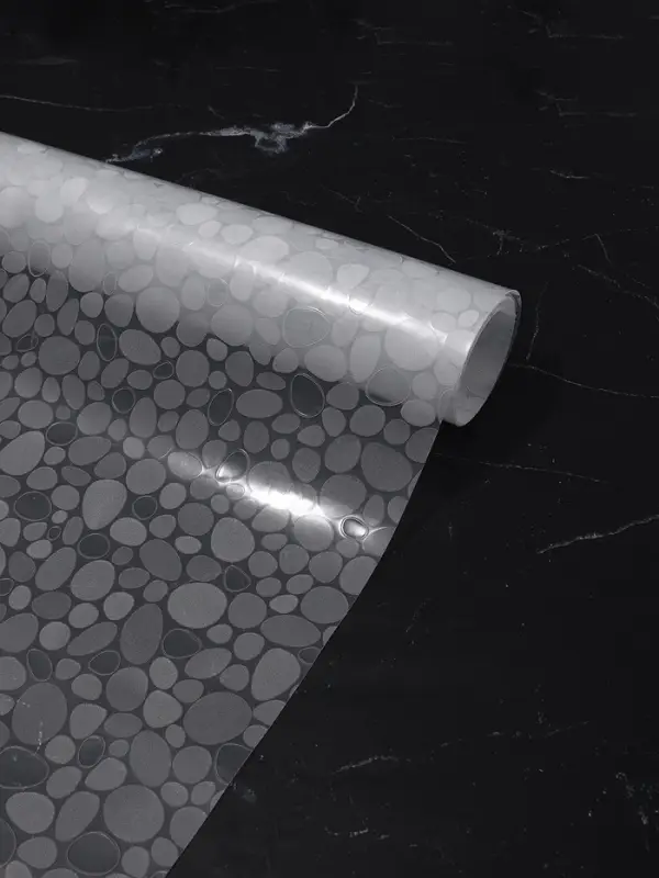 Коврик противоскользящий Доляна &laquo;Галька&raquo;, 45&times;90 см, прозрачный