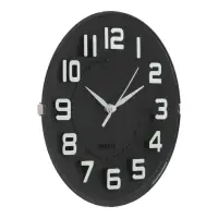 Часы настенные &laquo;Лесли&raquo;, d=20 см, дискретный ход, чёрные