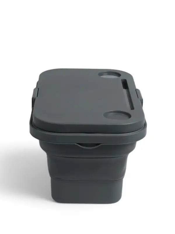 Корзина - столик maclay 2 в 1, складная, 47&times;28.5&times;23.5 см, серая