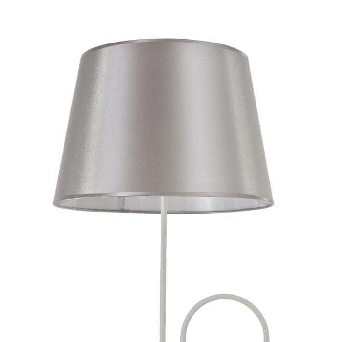 Торшер 1063/2, 2х15Вт Е27, цвет белый-серый