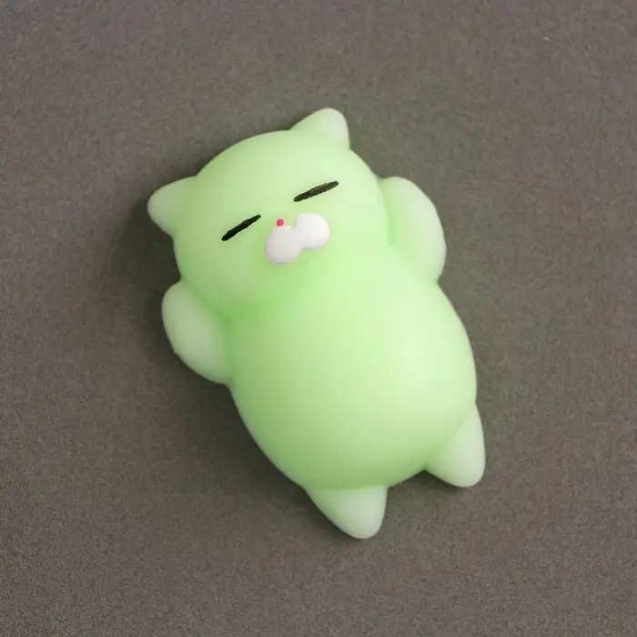 Мялка-антистресс «Кошечка», цвет салатовый Мялка-антистресс «Кошечка», цвет салатовый