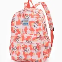 Рюкзак школьный на молнии, с карманами, с принтом, размер 28.5&times;12&times;41 см, оранжевый