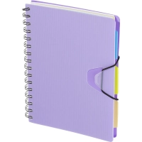 Ежедневник недатированный Bright Colours на спирали, А5, 272 стр, СИРЕНЕВЫЙ