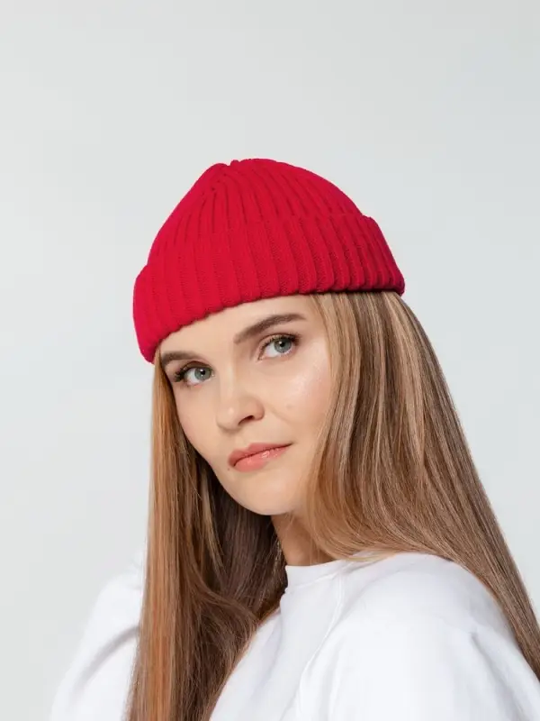 Шапка Hipsta, ярко-красная Шапка Hipsta, ярко-красная