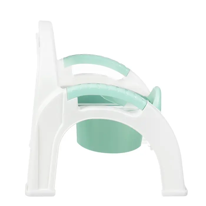 Горшок - стульчик с крышкой, мятный