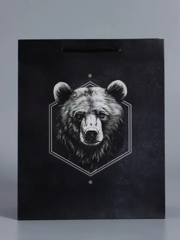 Пакет подарочный "Мужской выбор" ламинированный 26 х 12 х 32 см