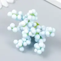 Декор для творчества веточка "Голубые шарики" 6х7 см Декор для творчества веточка "Голубые шарики" 6х7 см