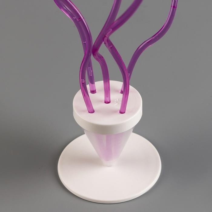 Набор «ВОЛНА», палочка+держатель+подставка, набор 5 шт., фиолетовый Набор «ВОЛНА», палочка+держатель+подставка, набор 5 шт., фиолетовый