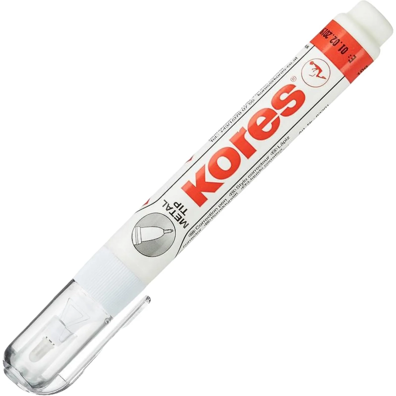 Корректирующий карандаш 10г (8мл) KORES Metal Tip, метал након 83318/83301
