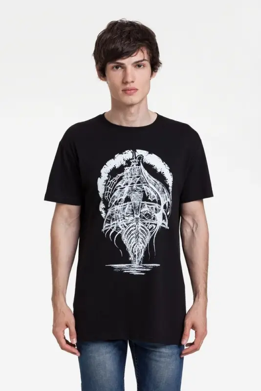 Футболка «Летучий Голландец», черная, размер XS Футболка «Летучий Голландец», черная, размер XS