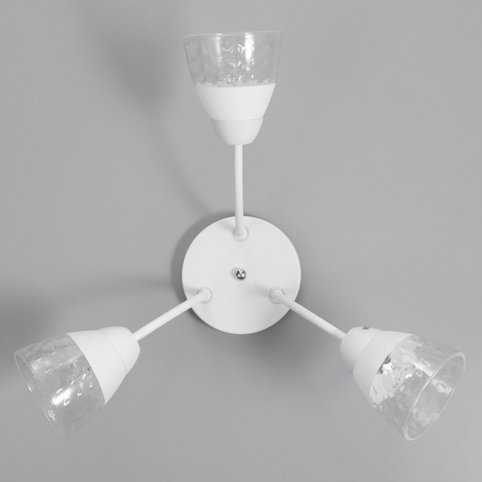 Люстра Люстра "Дебра" 3х60Вт Е27 Белый 48х48х22см