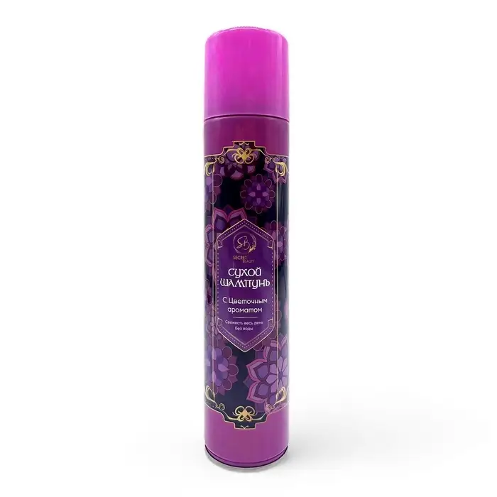 Сухой шампунь Secret Beauty с цветочным ароматом, 200 мл
