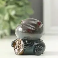 Фигурка для чайной церемонии "Кот с монетой привлечение богатства" меняет цвет 6х5,5х5,5 см 109269 Фигурка для чайной церемонии "Кот с монетой привлечение богатства" меняет цвет 6х5,5х5,5 см 109269