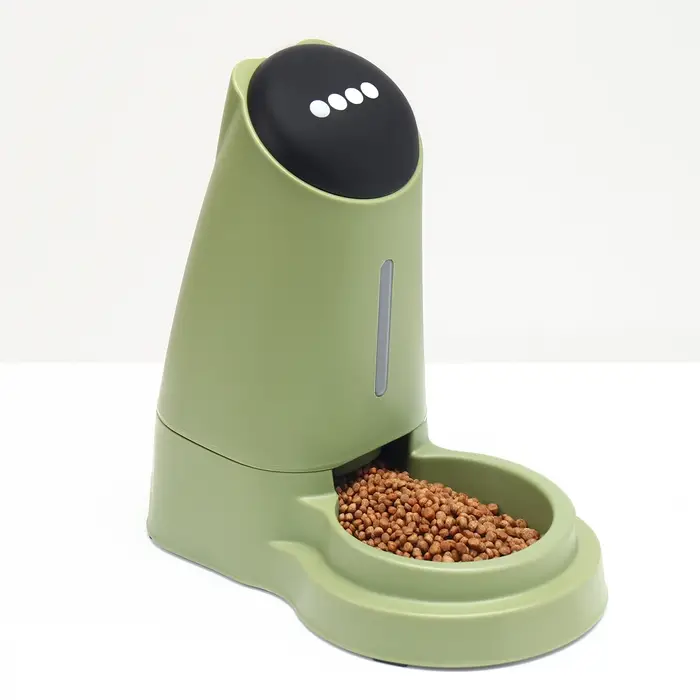 Автокормушка 3,8 л, нескользящие ножки, зелёная Автокормушка 3,8 л, нескользящие ножки, зелёная