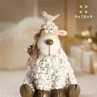 Фигурка &laquo;Бараш с птичкой на голове&raquo;, 9&times;7.5&times;9 см