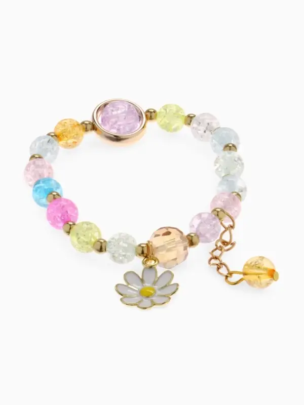 Браслет детский &laquo;Выбражулька. Ромашка&raquo;, цветной в золоте