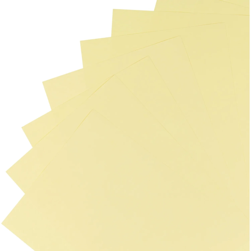 Бумага цветная (А4,80г,желтая пастель) пачка 500л