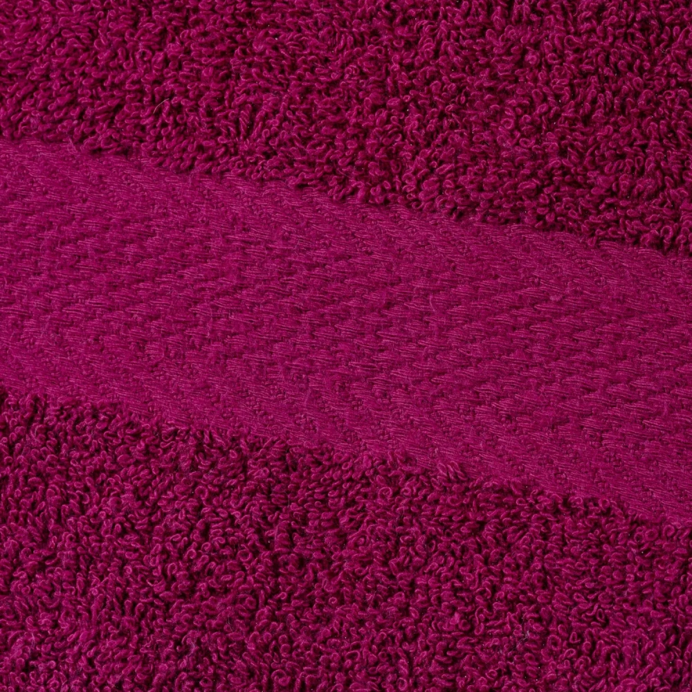 Набор полотенец махровых бордюр 440 г/м2, 50х90 винный, 10шт