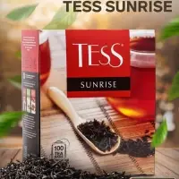 Чай Tess Sunrise black tea, 100 пакетиков*1.8 г