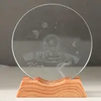 Сувенир стекло свет "Диск.Космическая станция" 5хLED d=10 см, USB 10х4х11,4 см Сувенир стекло свет "Диск.Космическая станция" 5хLED d=10 см, USB 10х4х11,4 см